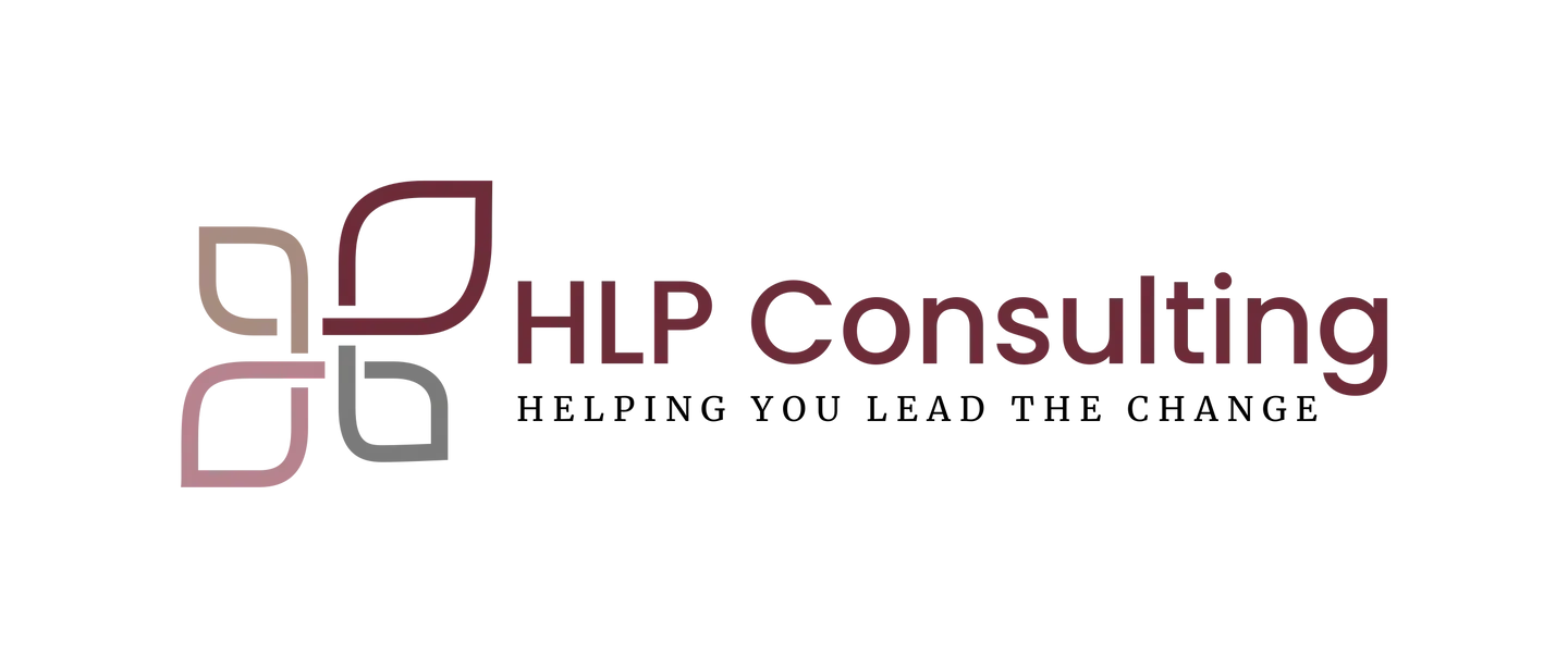 HIP Consulting logo with maroon text and shield graphic.